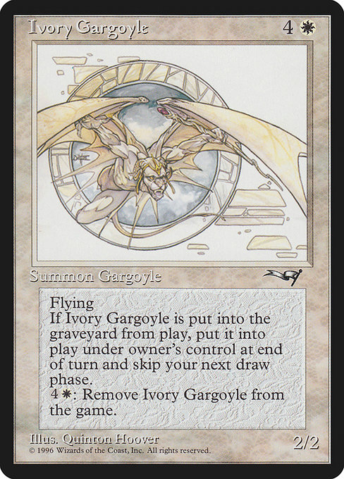Ivory Gargoyle from Alliances