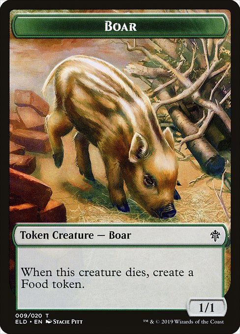 Boar highlighted card art
