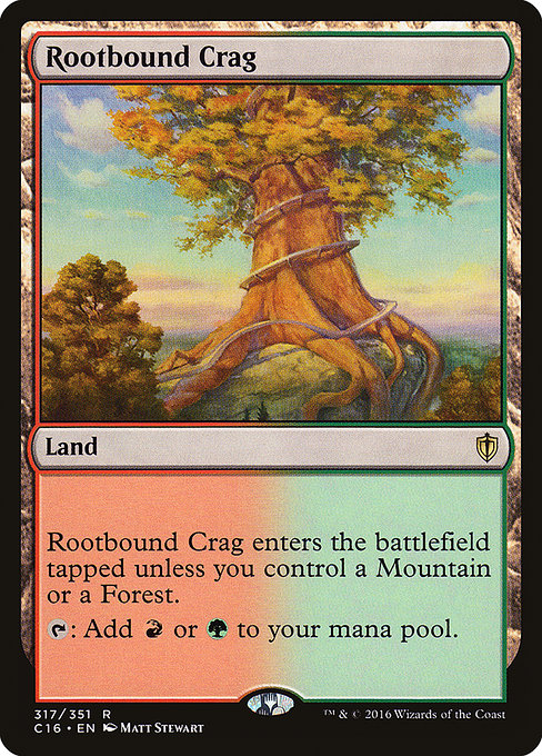 Rootbound Crag from Commander 2016