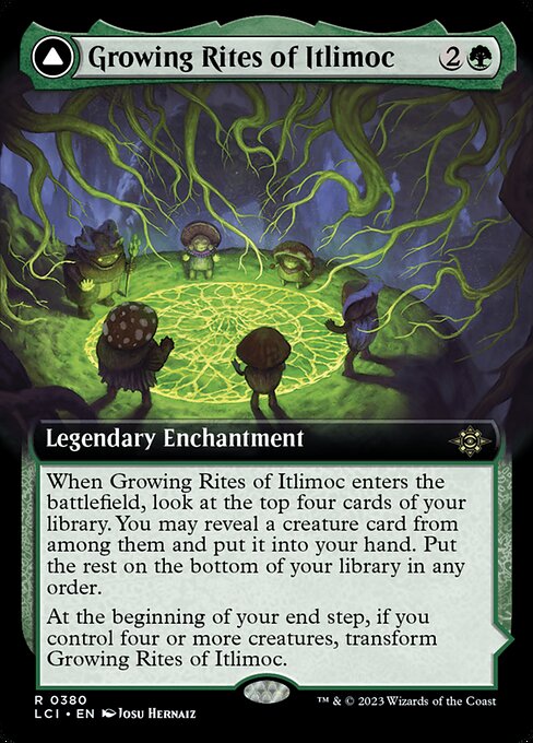 Growing Rites of Itlimoc // Itlimoc, Cradle of the Sun from The Lost Caverns of Ixalan