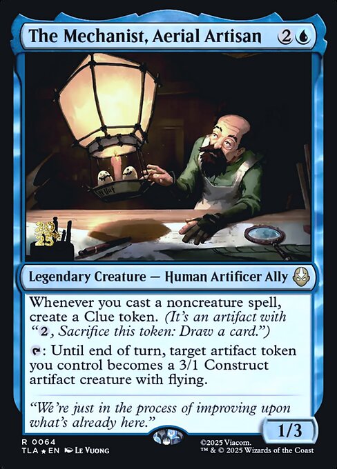 The Mechanist, Aerial Artisan from Avatar: The Last Airbender Promos