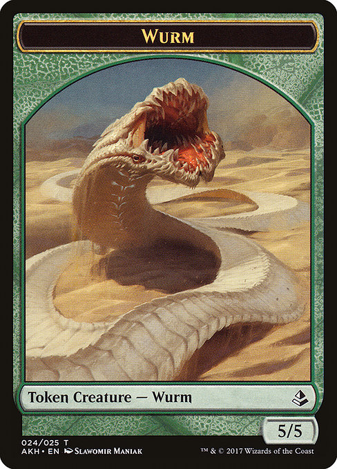 Wurm from Amonkhet Tokens