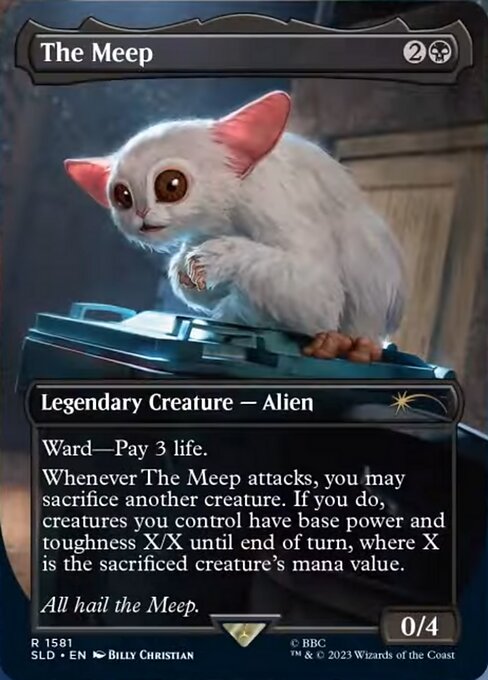 The Meep highlighted card art