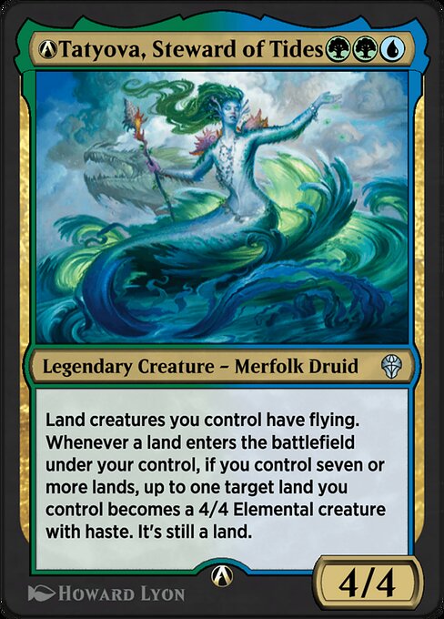 A-Tatyova, Steward of Tides highlighted card art