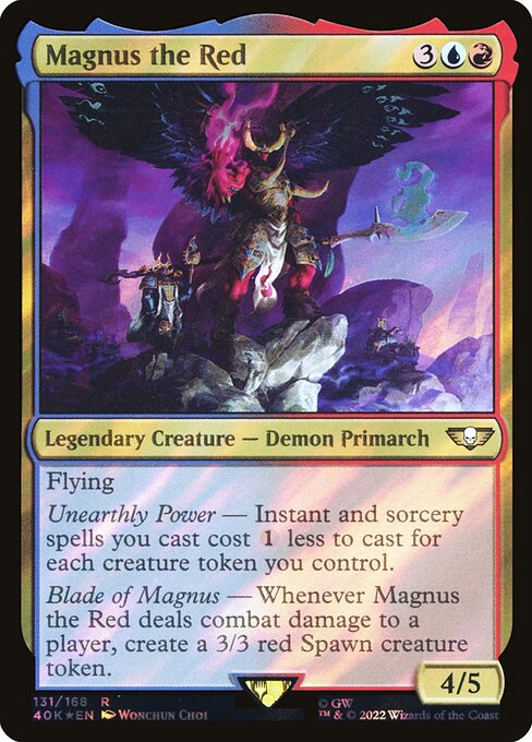 Magnus the Red highlighted card art