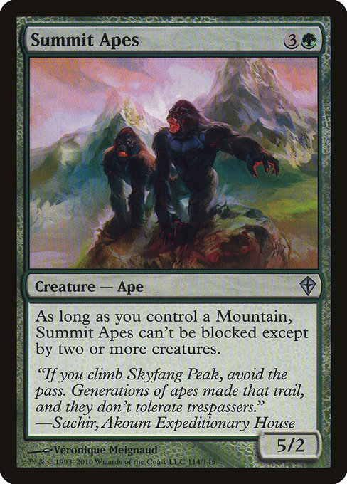Summit Apes from Worldwake