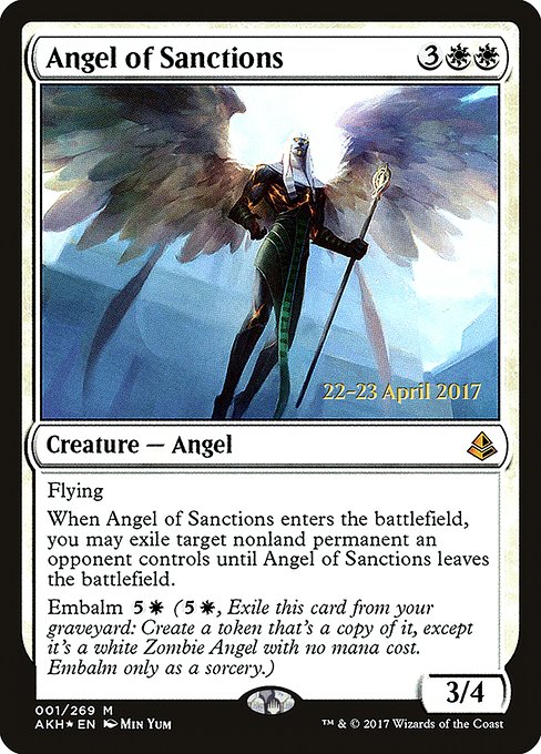 Angel of Sanctions from Amonkhet Promos