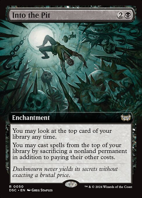 Into the Pit highlighted card art