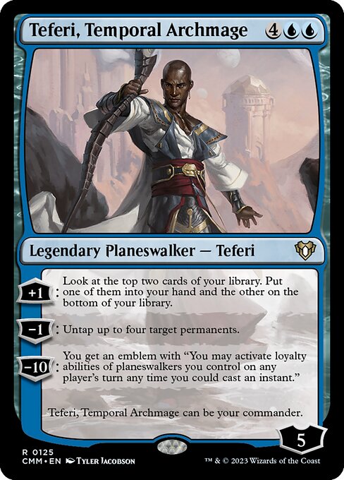 Teferi, Temporal Archmage highlighted card art