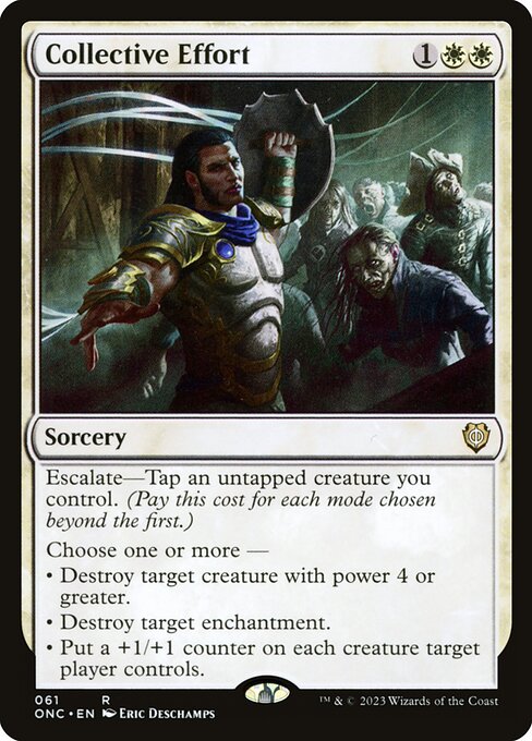 Collective Effort from Phyrexia: All Will Be One Commander