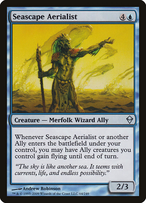 Seascape Aerialist highlighted card art