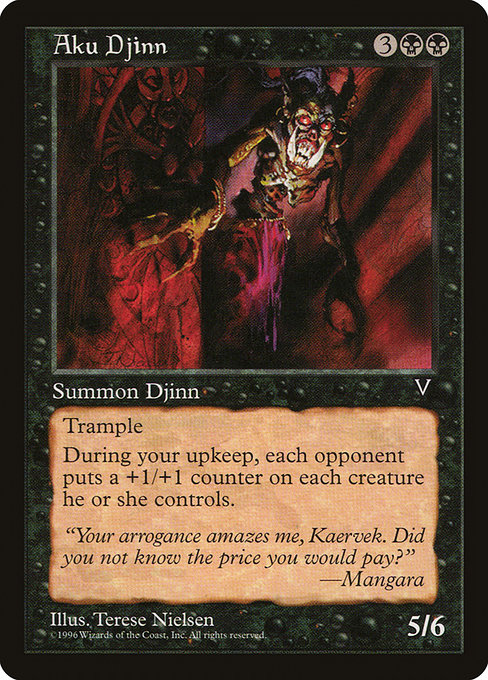 Aku Djinn highlighted card art