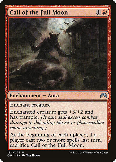 Call of the Full Moon highlighted card art