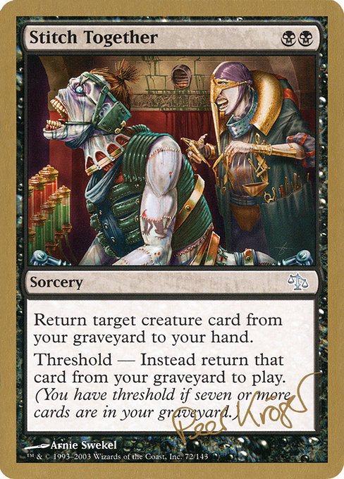 Stitch Together from World Championship Decks 2003