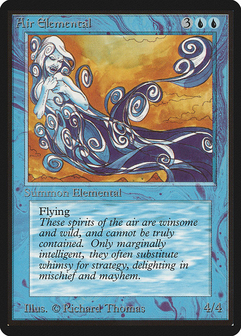 Air Elemental from Limited Edition Beta