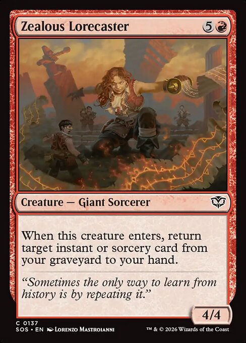 Zealous Lorecaster from Secrets of Strixhaven