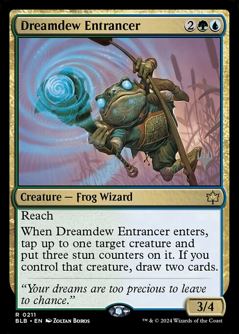 Dreamdew Entrancer from Bloomburrow Promos