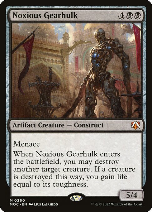 Noxious Gearhulk from March of the Machine Commander