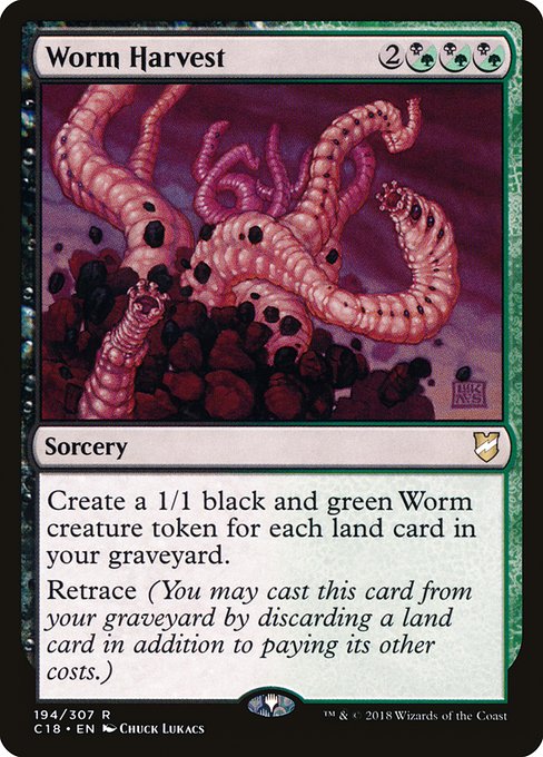 Worm Harvest highlighted card art
