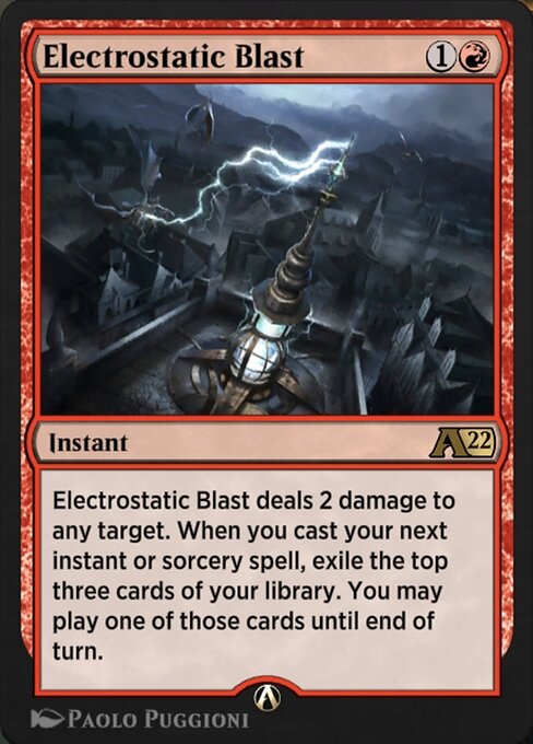 Electrostatic Blast highlighted card art
