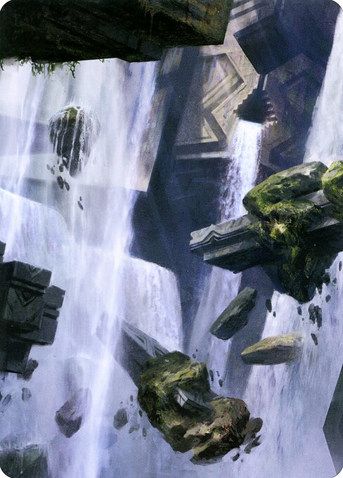 Island // Island from Zendikar Rising Art Series