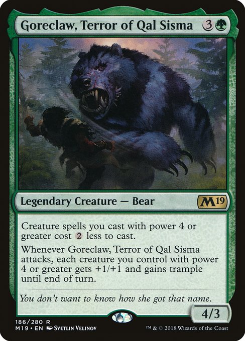 Goreclaw, Terror of Qal Sisma from Core Set 2019