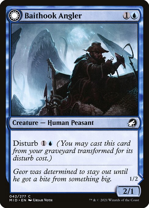Baithook Angler // Hook-Haunt Drifter from Innistrad: Midnight Hunt
