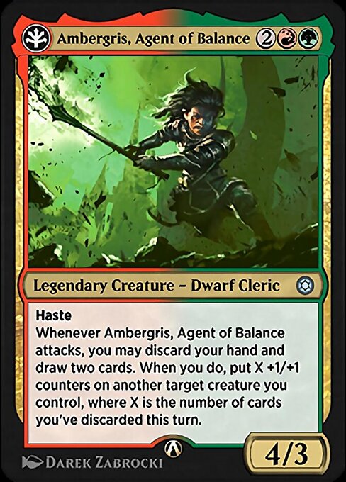 Ambergris, Agent of Balance highlighted card art