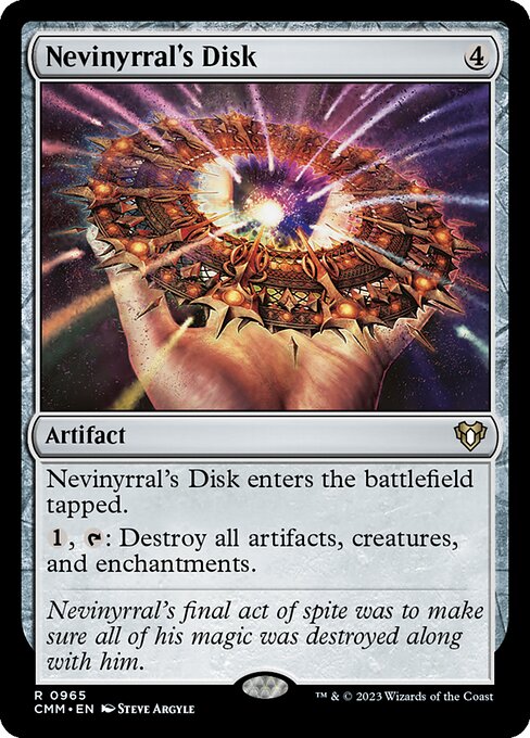 Nevinyrral's Disk highlighted card art