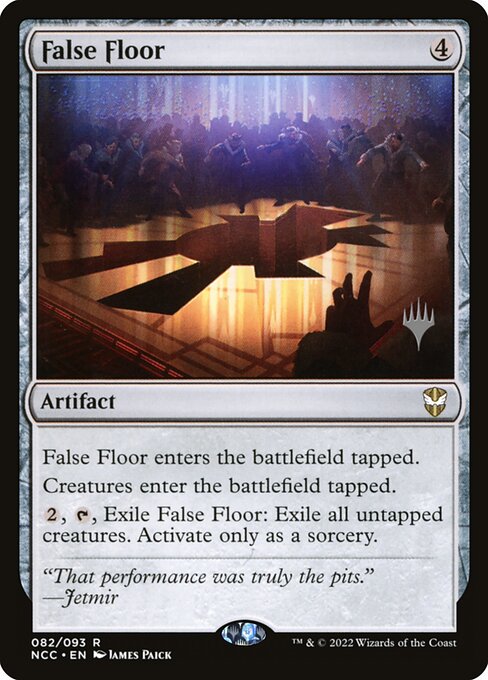 False Floor from New Capenna Commander Promos