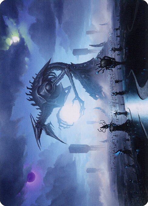 Blue Sun's Twilight // Blue Sun's Twilight from Phyrexia: All Will Be One Art Series