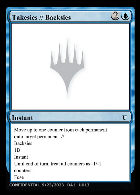Takesies // Backsies highlighted card art