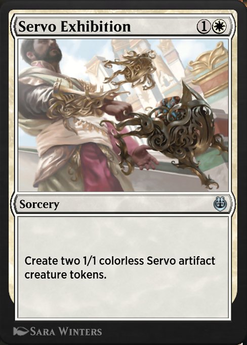 Servo Exhibition highlighted card art