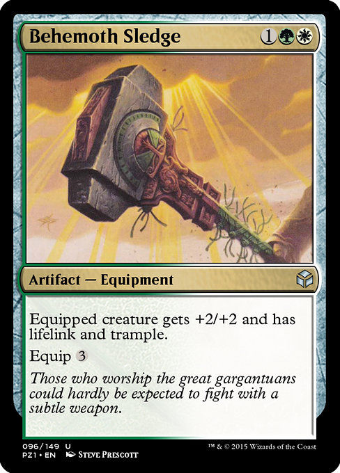 Behemoth Sledge from Legendary Cube Prize Pack