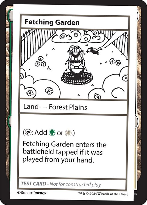 Fetching Garden highlighted card art