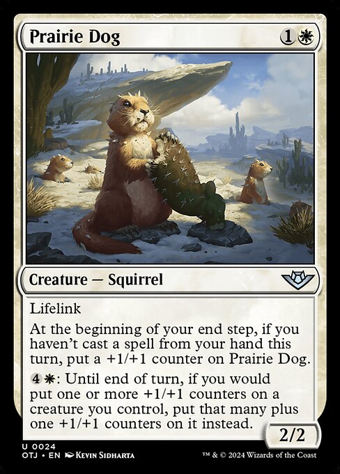 Prairie Dog highlighted card art