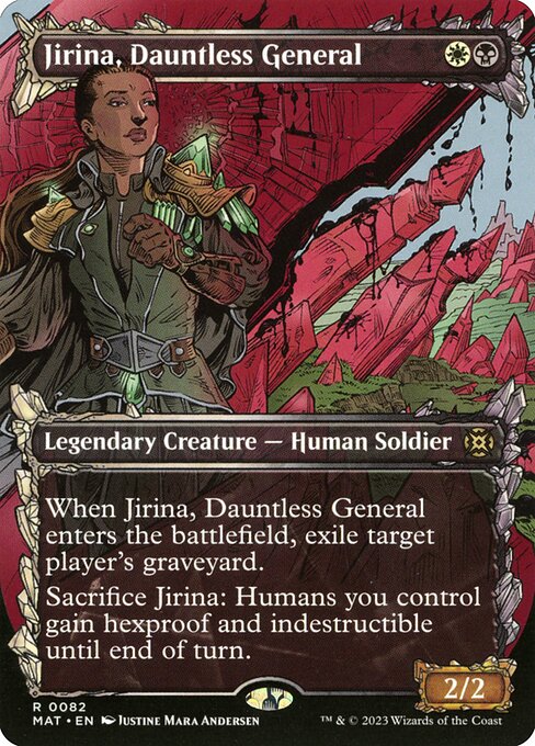 Jirina, Dauntless General highlighted card art