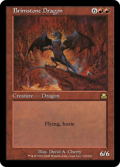 Brimstone Dragon from Masters Edition II