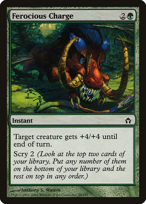 Ferocious Charge highlighted card art