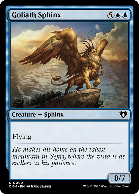 Goliath Sphinx highlighted card art