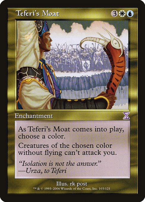 Teferi's Moat highlighted card art
