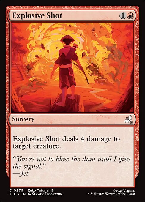 Explosive Shot highlighted card art