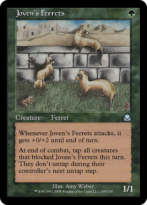 Joven's Ferrets highlighted card art