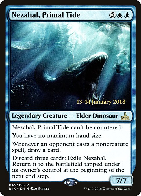 Nezahal, Primal Tide from Rivals of Ixalan Promos