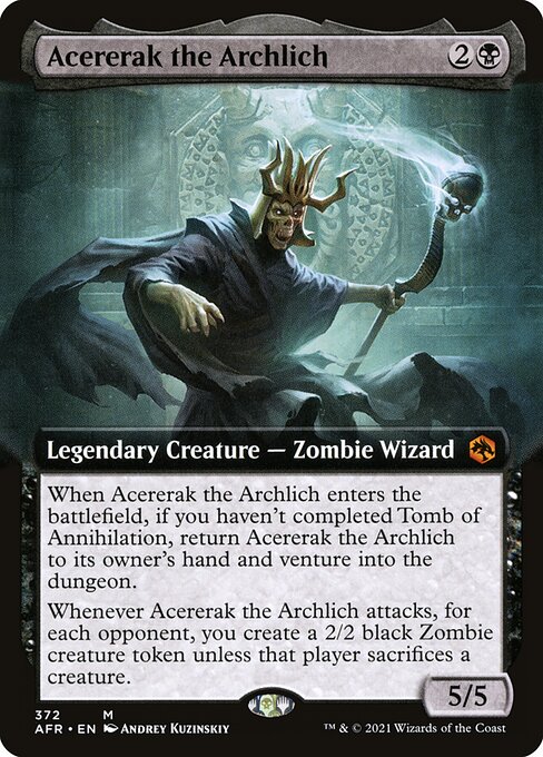 Acererak the Archlich from Adventures in the Forgotten Realms