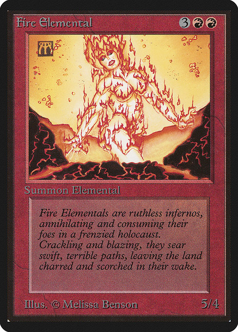 Fire Elemental from Limited Edition Beta