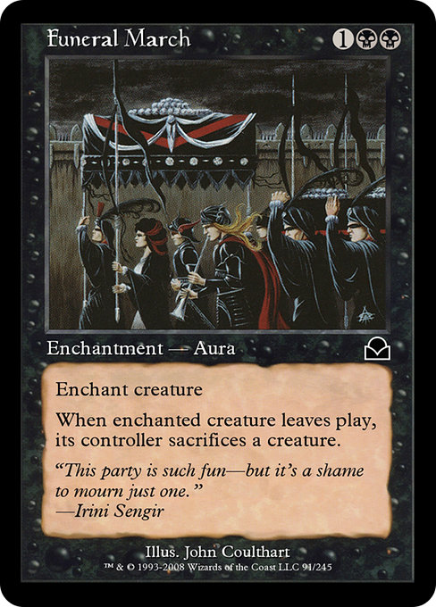 Funeral March highlighted card art