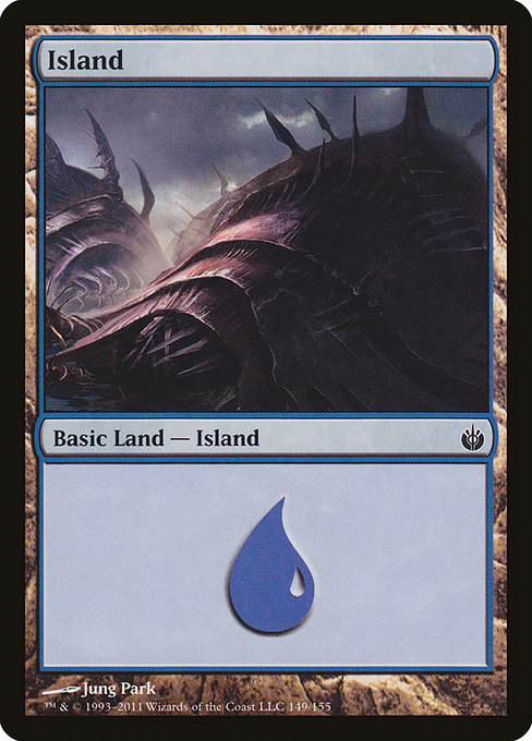 Island from Mirrodin Besieged