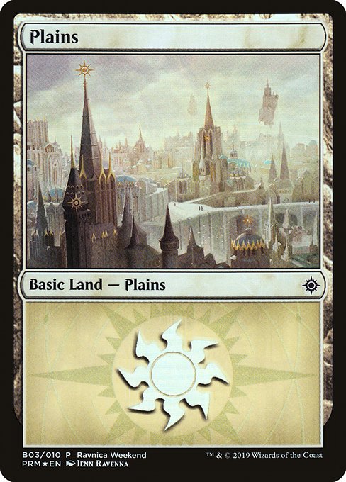 Plains from RNA Ravnica Weekend