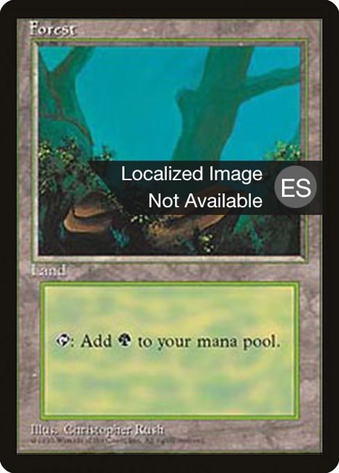 Forest from Fourth Edition Foreign Black Border